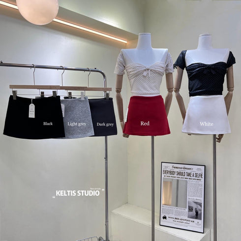 KELTIS Women Stylist Mini Pencil Skirts With Pocket